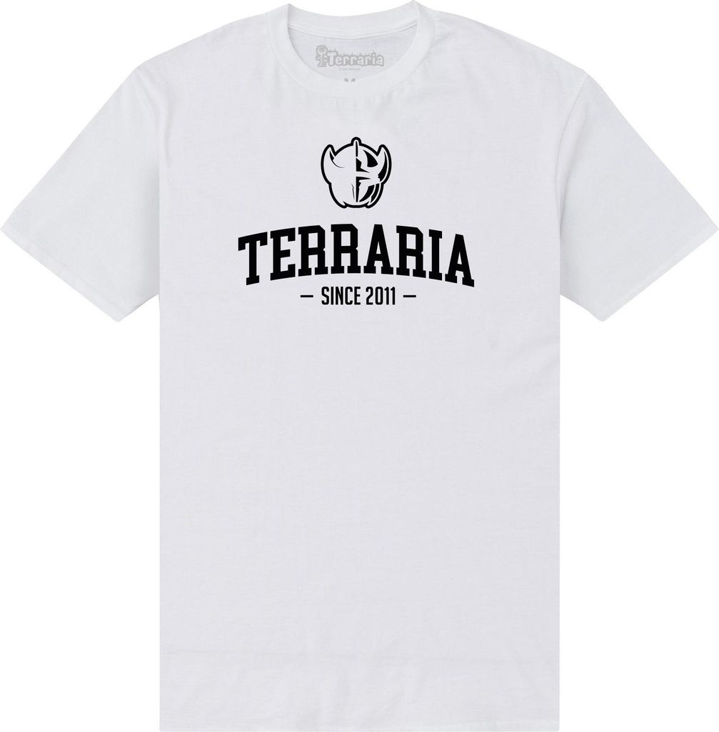 Terraria - T-Shirt für Herren/Damen Uni PN480 (M) (Weiß)