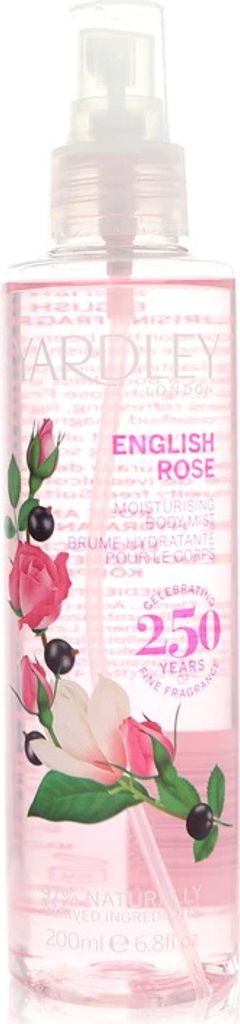 Yardley London English Rose Fragrance Mist 200ml