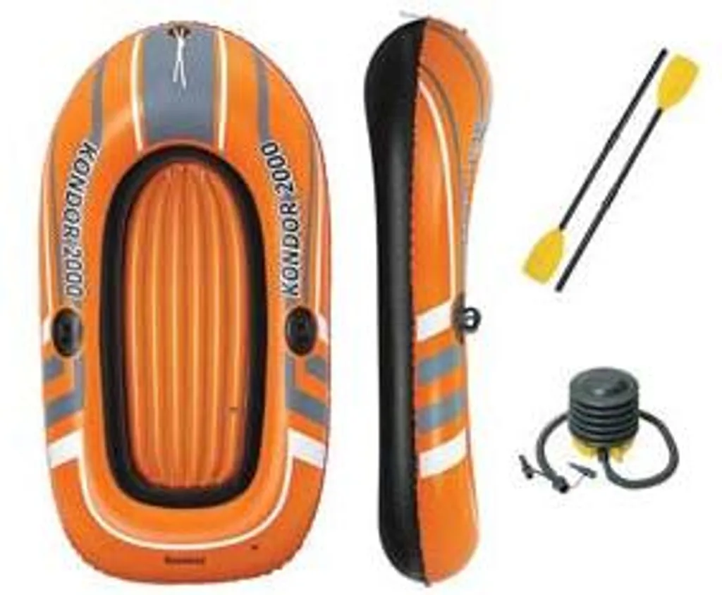 Bateau de plage pour lac et mer Bestway Hydro-Force Raft Set 61062 - 76
