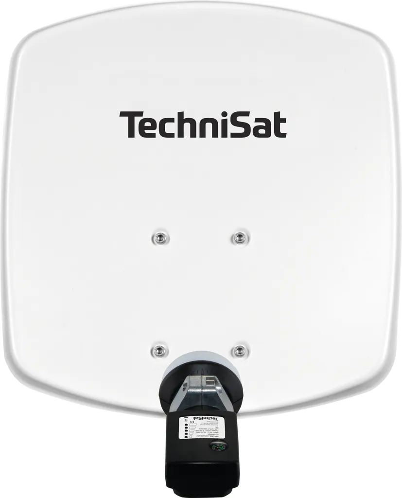 Mini Parabole TechniSat DigiDish 33 Aluminium Blanc avec LNB Performant - 2