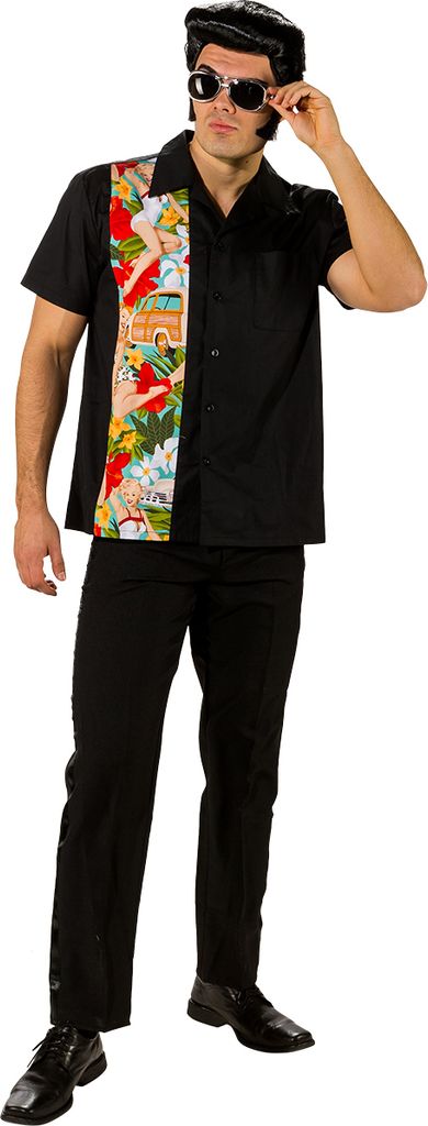 orlob gmbh Kostüm Hemd Bowling Hawaii Gr. S Herren Fasching/Karneval