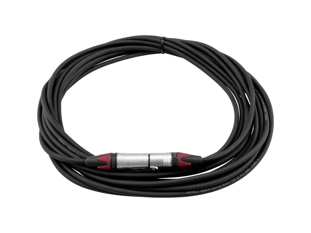 Câble XLR PSSO COL 3 broches 10m noir Neutrik 30227849 de haute qualité