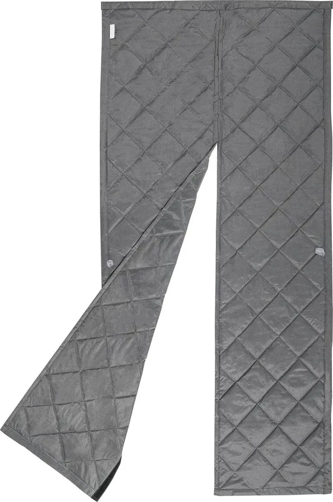 Tenda per porta - Tenda termica magnetica - Antivento - Isolante termico - Protezione dalla vista - 210x100 cm - Grigio
