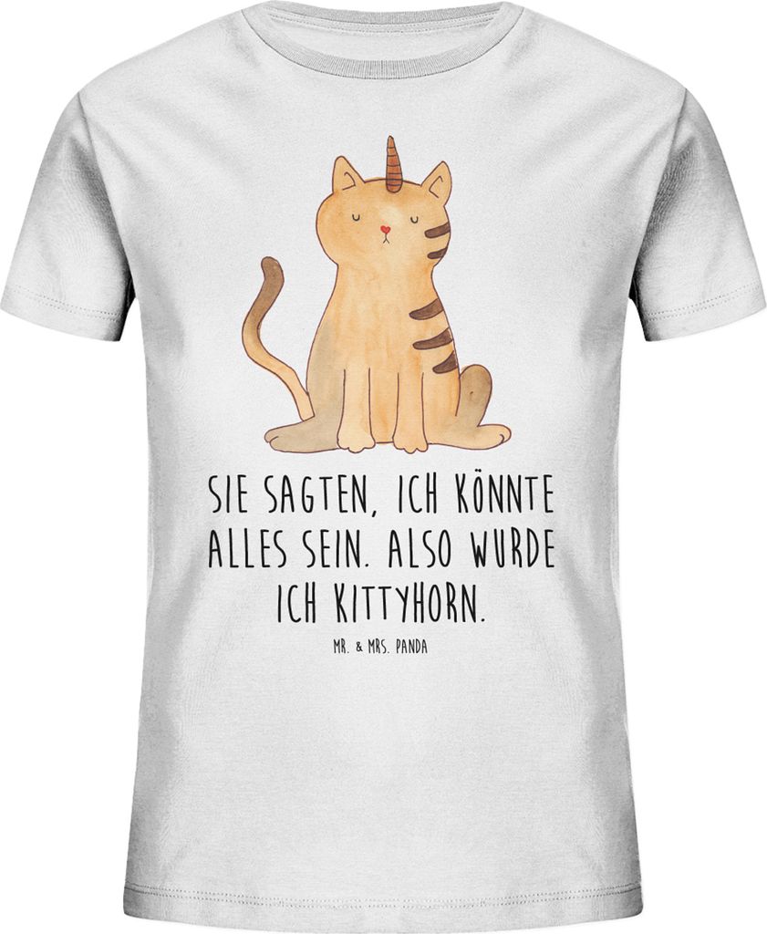 Mr. & Mrs. Panda Kleinkinder T-Shirt Einhorn Katze 9-11 Produktbild 