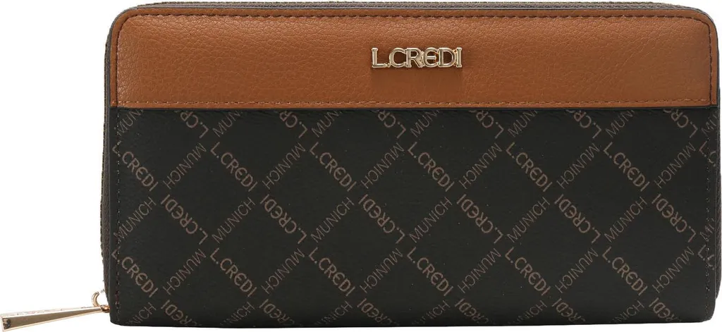 Porte-monnaie Filiberta marron foncé L.CREDI : l'accessoire de sac idéal