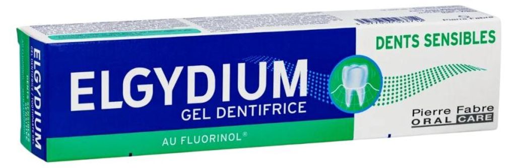 Elgydium, Elgydium, Fluorinol, Chlorhexidindigluconat, reduziert die Zahnempfindlichkeit, Zahnpasta, 75 ml