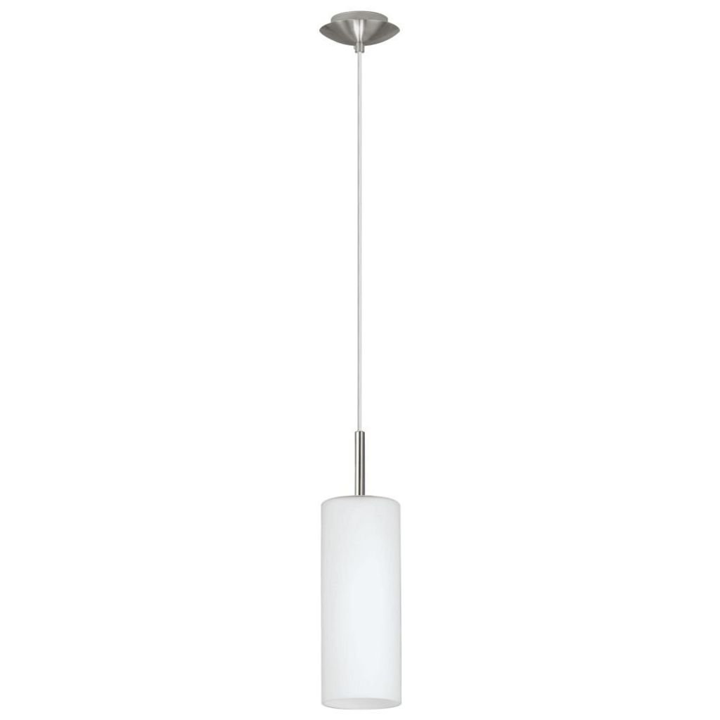 EGLO TROY 3, Flexible Halterung, Nickel, Weiß, Stahl, Glas, Produktbild 