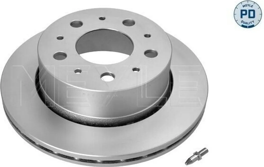 Disque de frein anticorrosion PD MEYLE 1612435880 pour essieu arrière