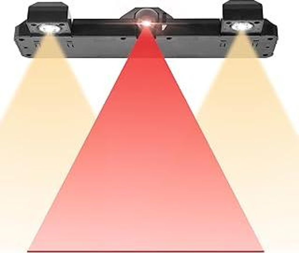 Dartscheibe Beleuchtung, Dart Licht – 2 In 1 Einstellbare Laser-Wurflinie Und LED-Leuchten Für Borsten- Oder Elektronische Dartscheiben – Enth...