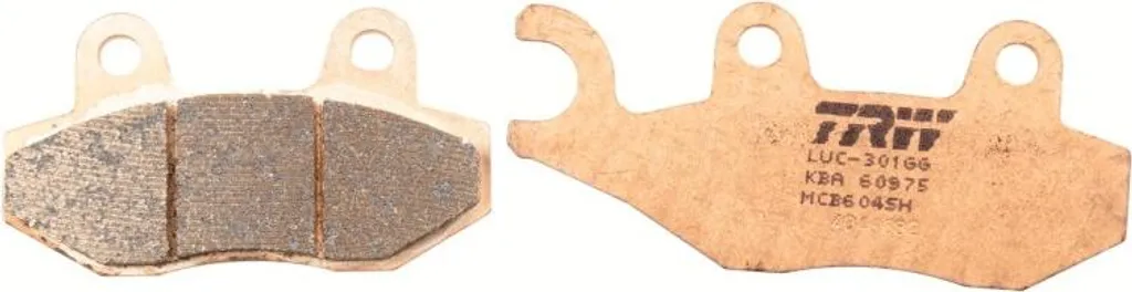 Plaquettes de frein frittées TRW Lucas MCB604SH haute performance moto - 4