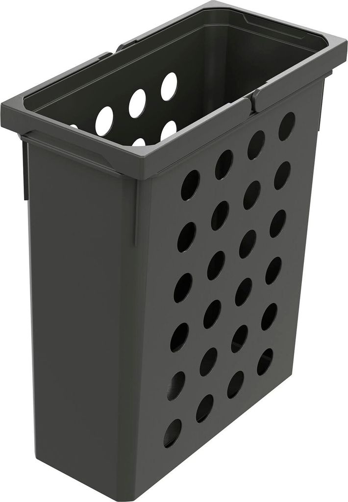 Vauth Sagel Wäschesammler 21l Wash - praktischer Wäschekorb schmal mit optimaler Luftzirkulation, Wäschekorb Plastik, 21 Liter Lava