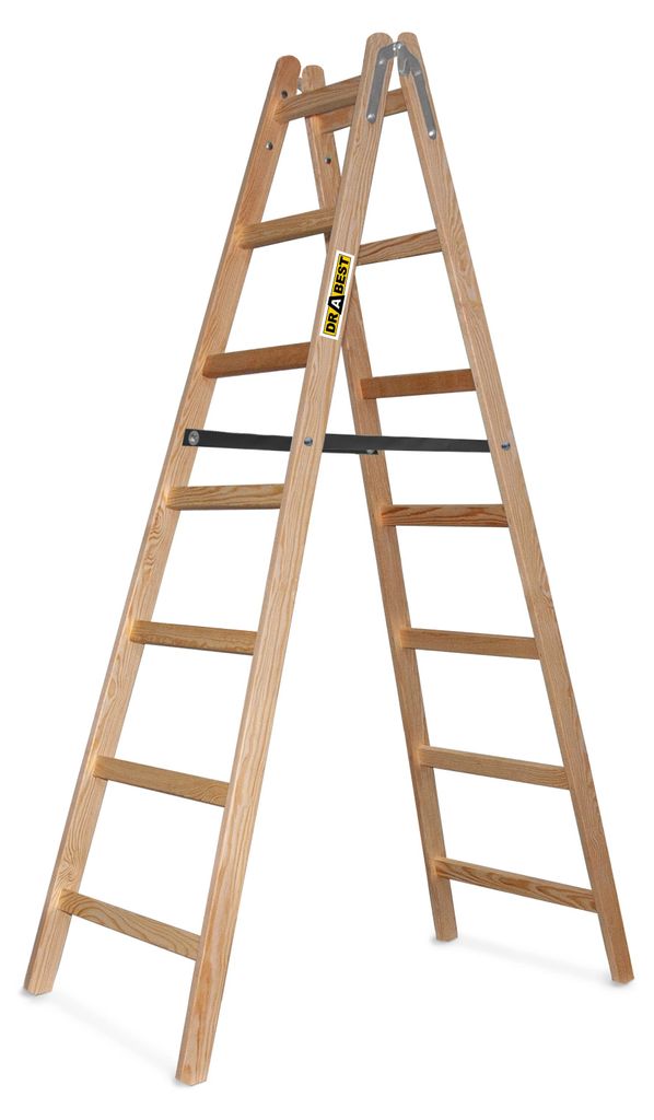 Drabest | Scala en bois 7 gradini 150 kg - Conception Immagine del prodotto 
