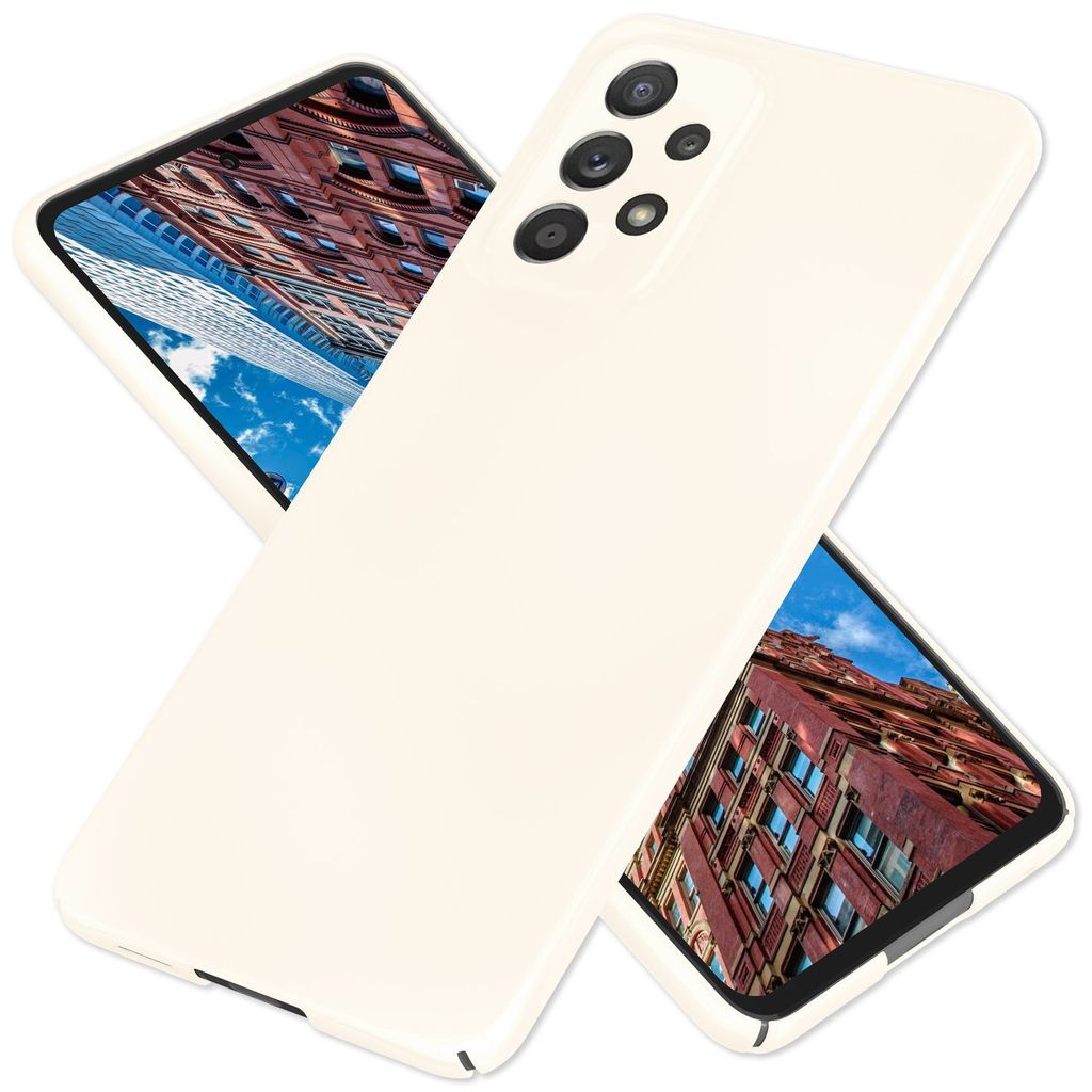 Ultra-Dünnes Hardcase für Samsung Galaxy A53 - Handy Hülle Slim-Fit Cover Matt Weiß