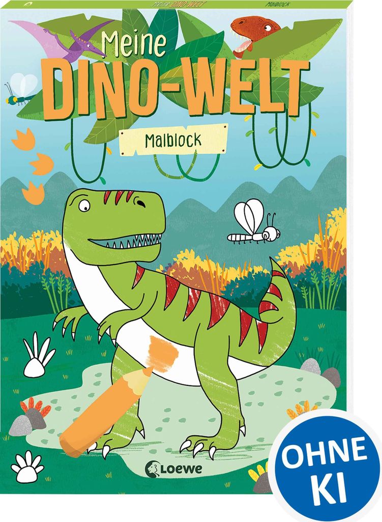 Meine Dino-Welt - Malblock Produktbild 