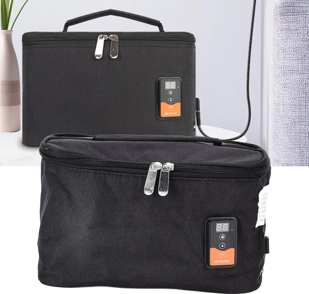 Finissez-en avec les repas froids : Sac chauffant portable USB et Type-C