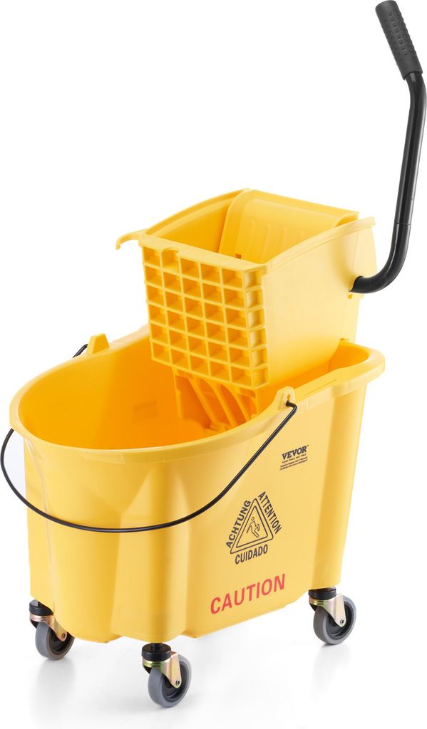 VEVOR Seau d'essuyage avec essoreuse, 35 Qt. Seau Image du produit 
