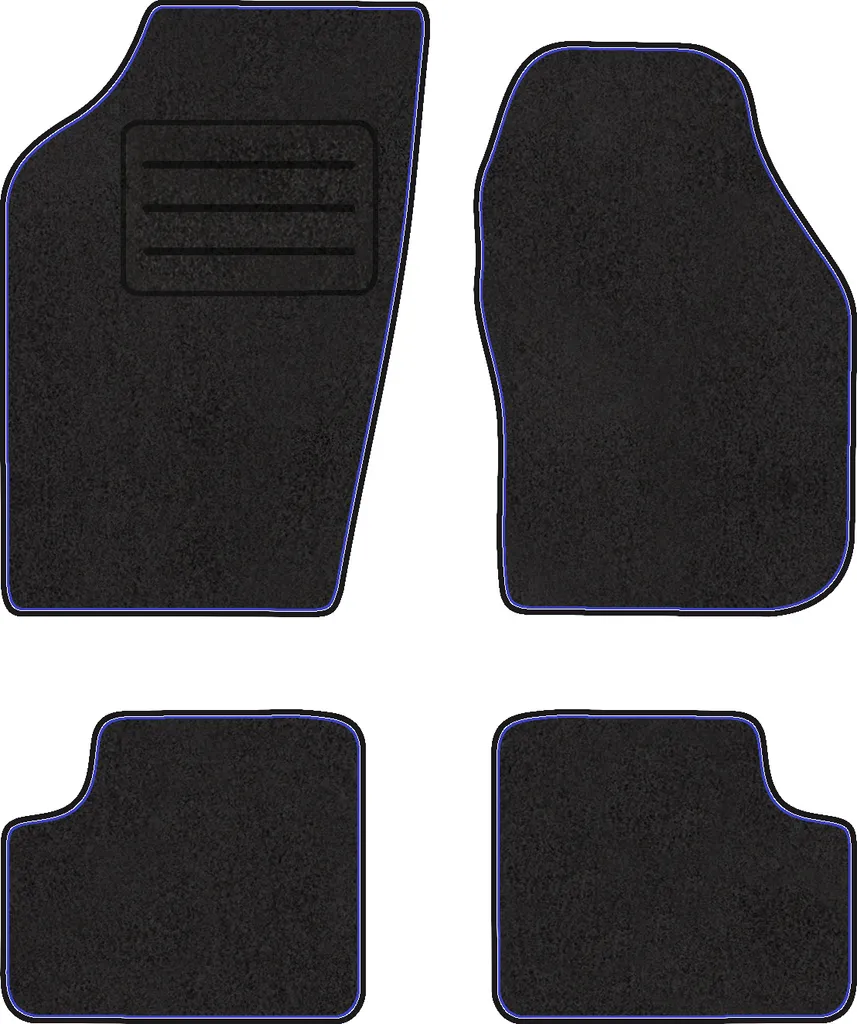 Anteriori Tappetini, Tappeti NERO per SAAB 9-5 I, I FL, II 1998-2012