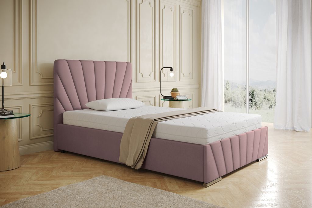 Polsterbett RAY - Komfortbett mit Stauraum, Einzelbett,