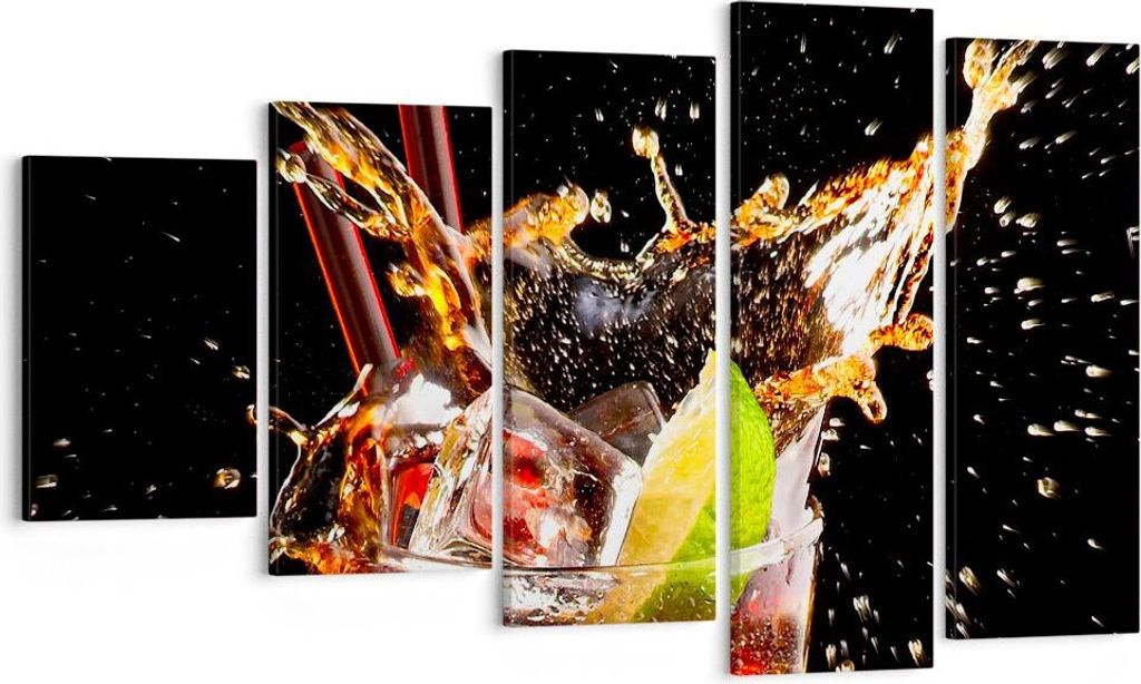 Bild auf Leinwand - Leinwandbild - Trinken saft cocktail Produktbild 