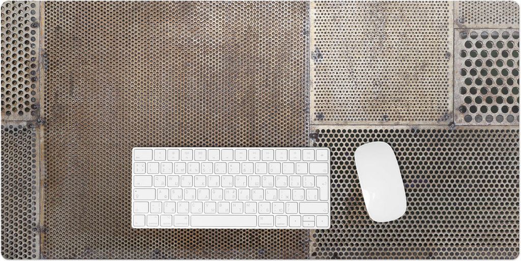 Metallperforationen – Schreibtischunterlage – Rutschfeste Tischunterlage – Schreibtischmatte für Büro & Zuhause – Schreibunterlage – Ma...