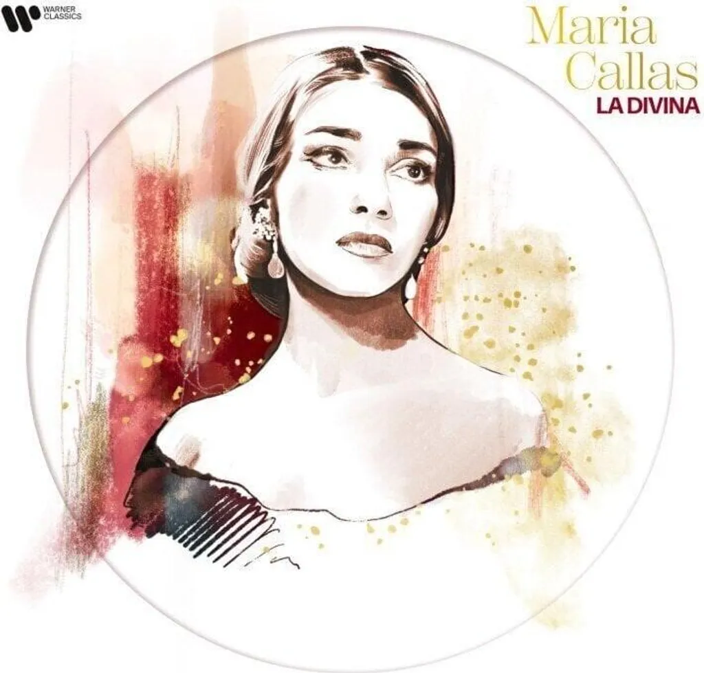 Album Vinyle Maria Callas La Divina LP Édition Sans Craquement d'Opéra