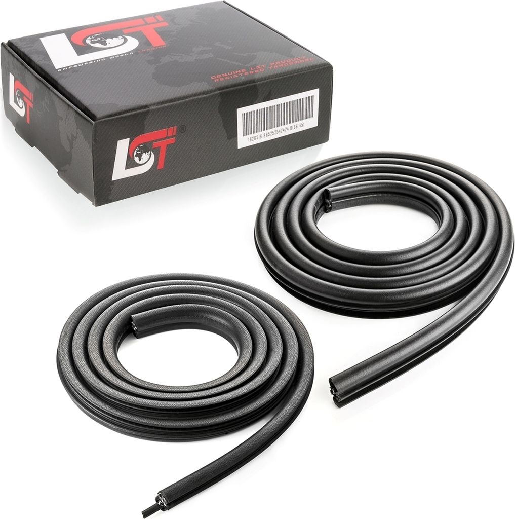2x Autotürdichtung Gummiprofil hinten für VW GOLF II 2 JETTA II 4 Türer 83-92