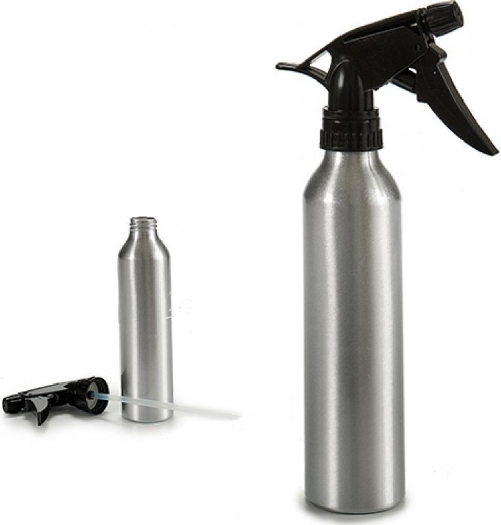 Metall Sprühflasche Leer Silber – 1x 300ML – Sprühflasche Produktbild 