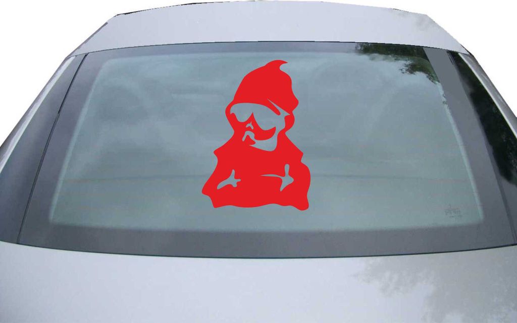 Indigos UG - Aufkleber Heckscheibe & Motorklappe DE6207 - rot - 600x432 mm - beby on bord - Auto Scheiben Fenster Heckklappe Tuning Racing JDM - Di...