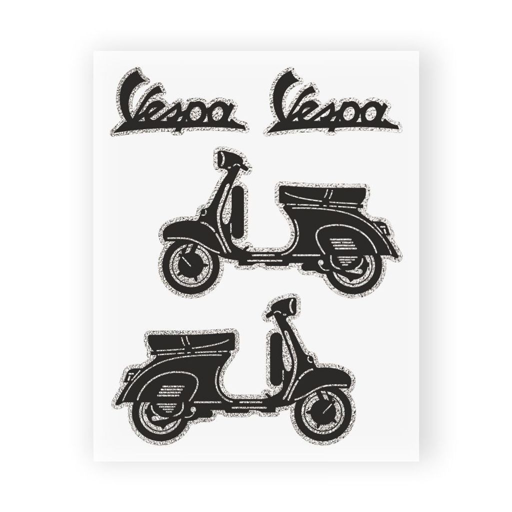 Sticker Aufkleber Vespa 10x12 cm