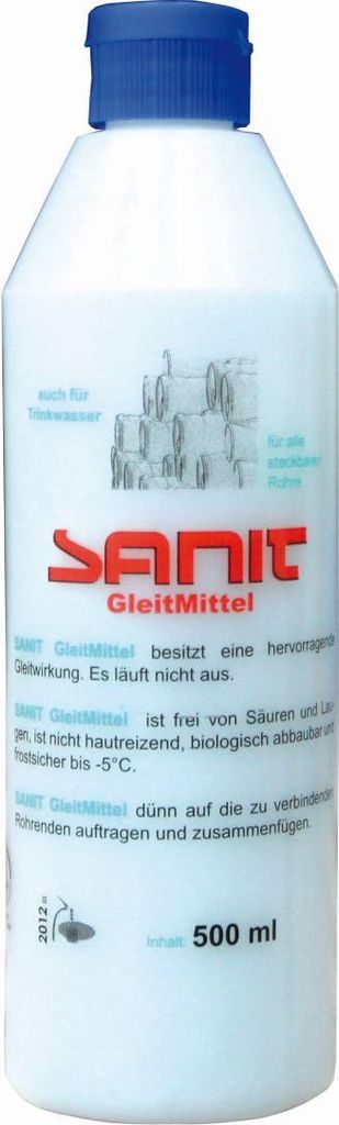 Sanit Gleitmittel 500ml, DVGW geprüft Obrázok produktu 