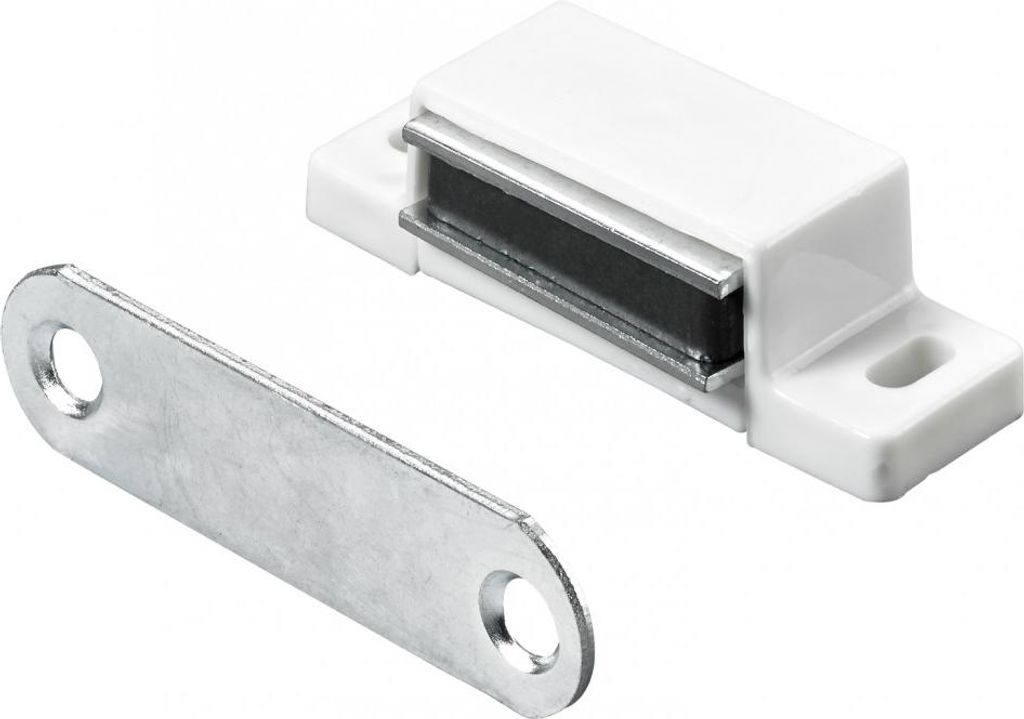 Lot de 10 loqueteaux magnétiques plastique HETTICH, L.14.5 Image du produit 
