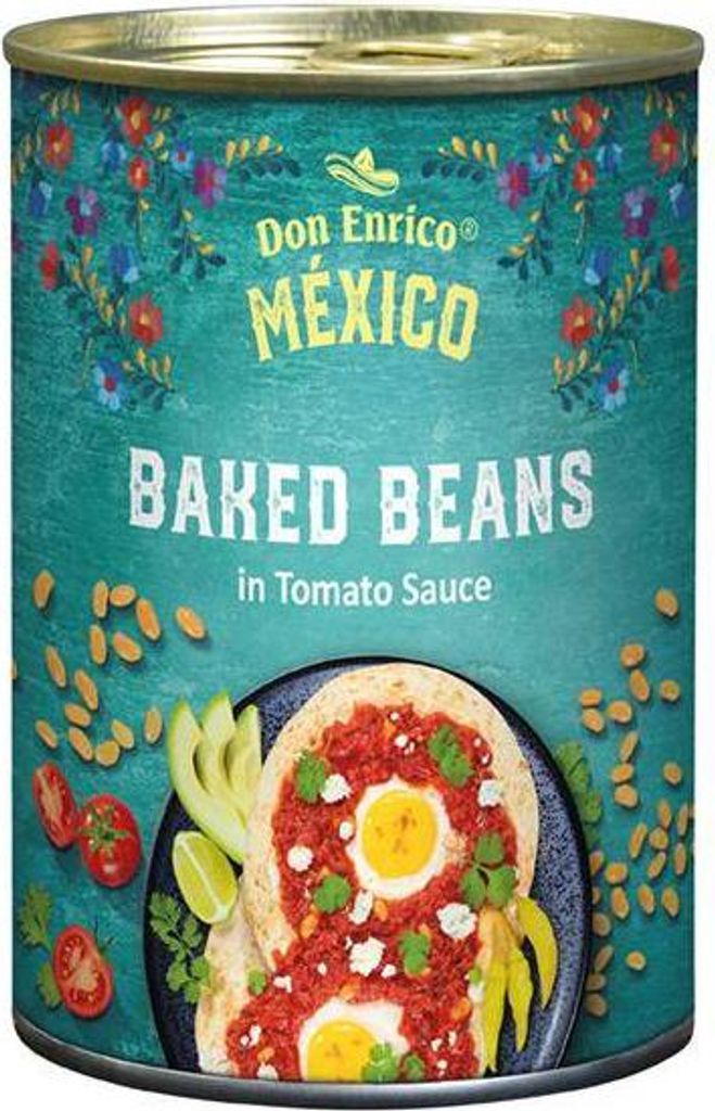 Don Enrico Baked Beans in Tomato Sauce 400 G Dose