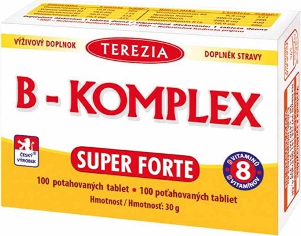 B-Complex Super Forte+ 100 comprimés Image du produit 