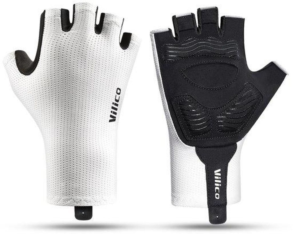 Fitnesshandschuhe mit Halbhänden - M - für Handflächenlänge 18,5 cm - für Handflächenbreite 8,6 cm - für Fahrradfahren, tägliche Sportarten...