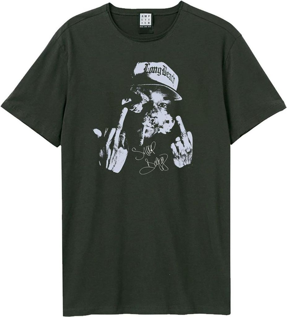 Amplified - "Big Smoke" T-Shirt für Herren/Damen Uni GD4289 (XXL) (Holzkohle)