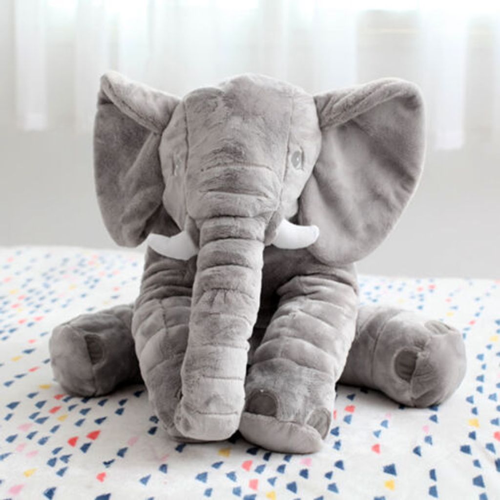 Elefant Kuscheltier zum Einschlafen Baby Kleinkind Plüsch Elefant Geschenk 