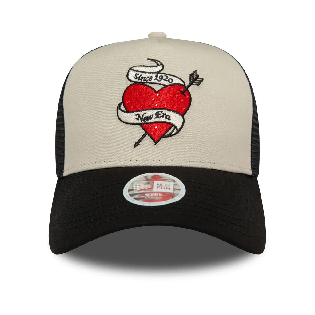 Casquette New Era A-Frame RHINESTONE pierre beige : confort et éclat