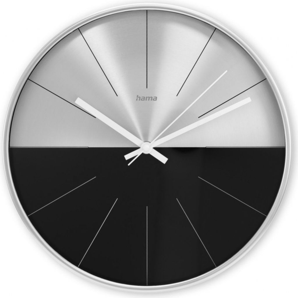 Hama Wanduhr Sizilien, Quarzuhr, ohne Ticken, analog, Ø 30 Immagine del prodotto 