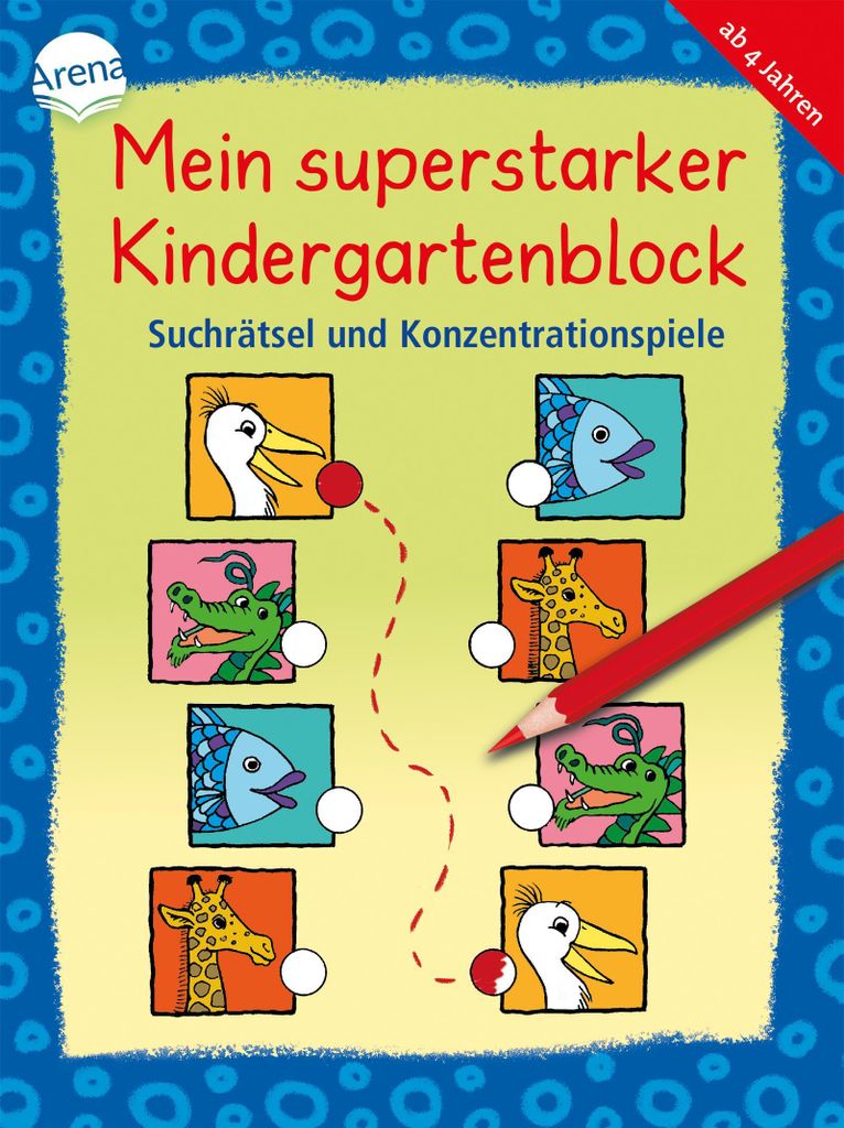 Mein superstarker Kindergartenblock Übungsblock für Kindergartenkinder