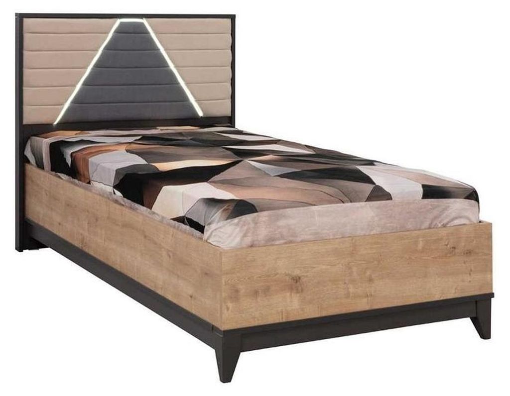 Kinderbett Bettrahmen Bett Kinderzimmer Bettgestelle Braun Holz Betten