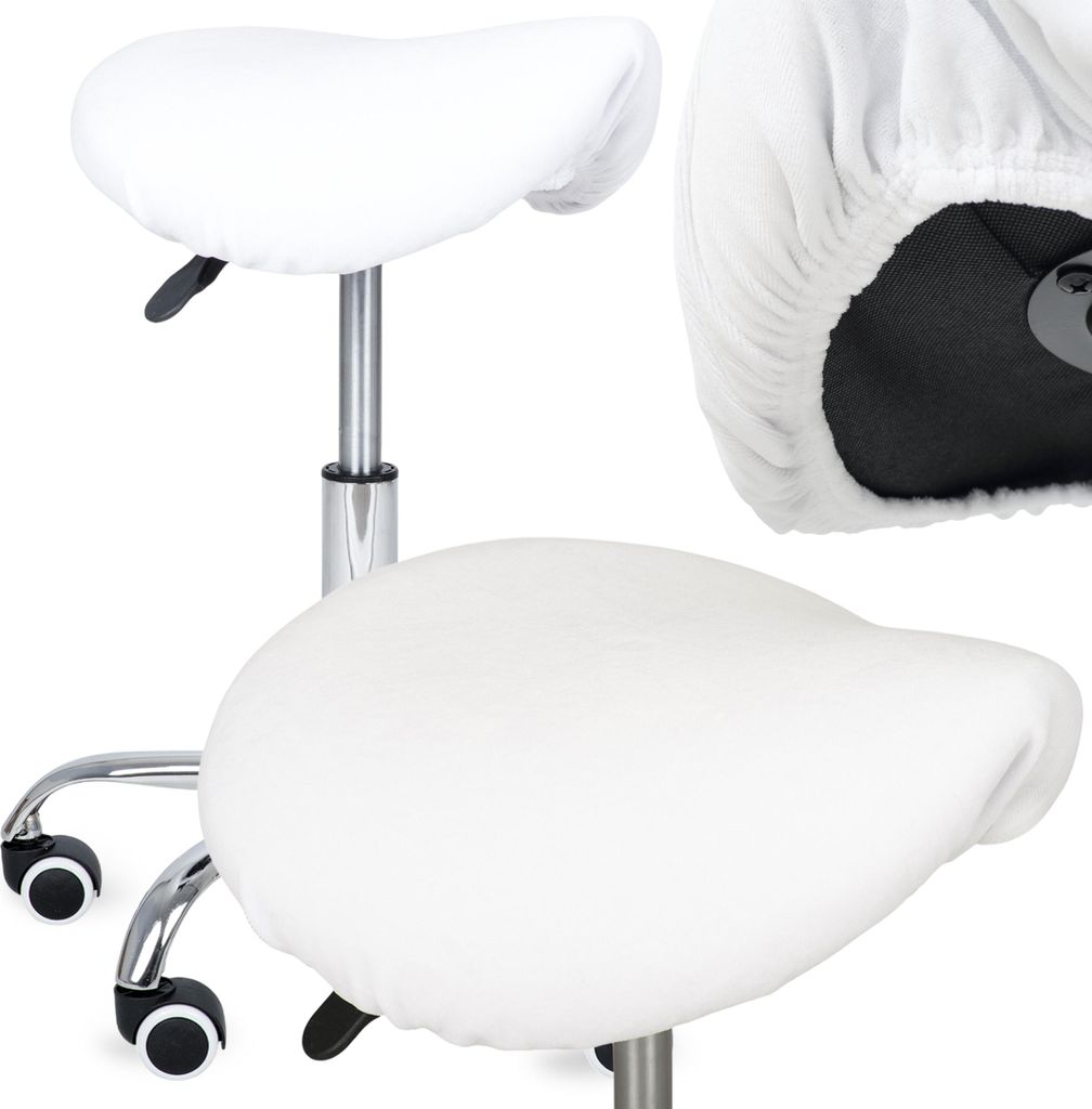 Habys Velours Bezug für Rollhocker Arbeitshocker | Ø 34-40 Produktbild 