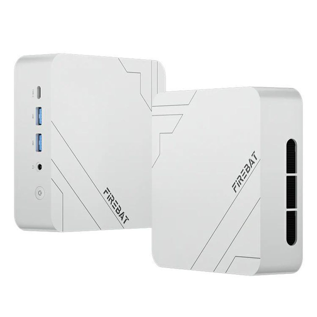 Firebat F1 Mini PC AMD Ryzen 7 H 255 16GB LPDDR5 5600 RAM 512 GB SSD Radeon 780M 2.5G LAN HDMI Windows 11 Pro Gaming Home Office Server - BuyPlugGo