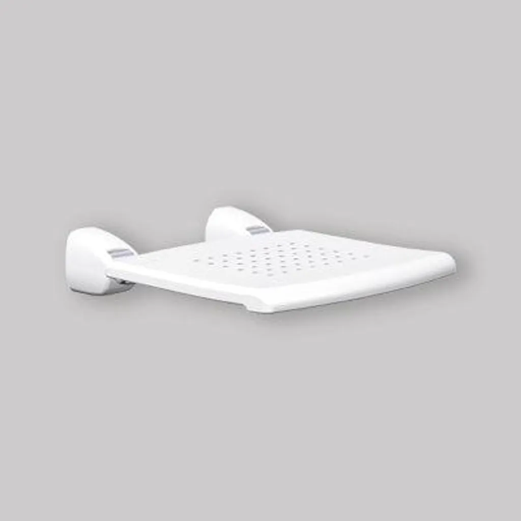 Chaise de douche murale Senior rabattable et antidérapante 51x42 cm