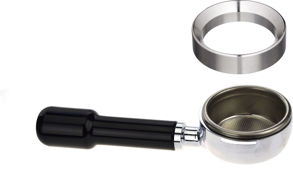 scarlet espresso | Präzisions-Trichter »Barista Cono L 58,5 mm« aus Edelstahl für Siebträger, Dosing Funnel Fülltrichter für 58,5 mm Tamper,...