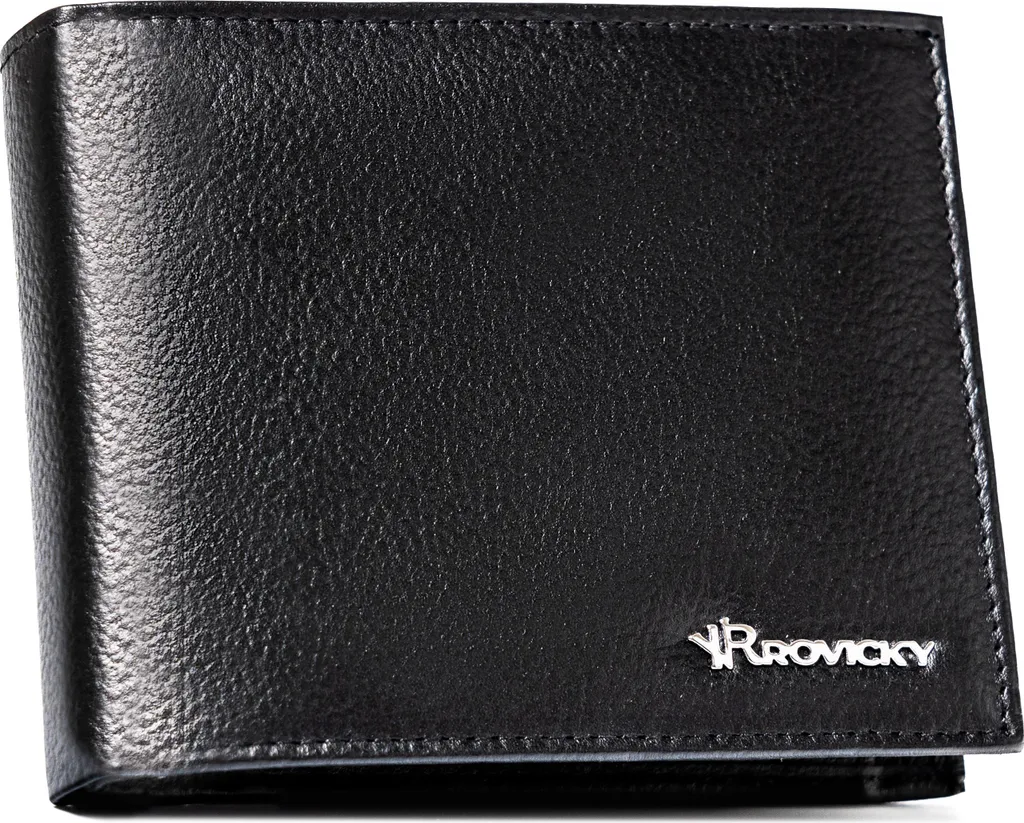 Portafoglio Rovicky RFID Uomo Pelle Nera 13x10cm | Sicurezza Totale