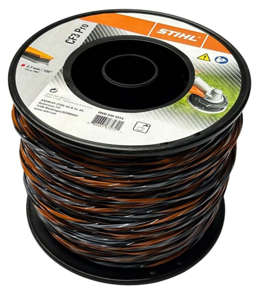Stihl High-Tech-Mähfaden CF3 Pro 2,7mm x 53m, kreuzförmig - 00009304314