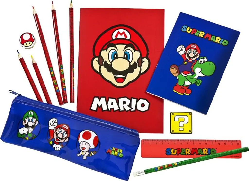 Kit scolaire Super Mario Mega 4043946300335 - Fournitures complètes