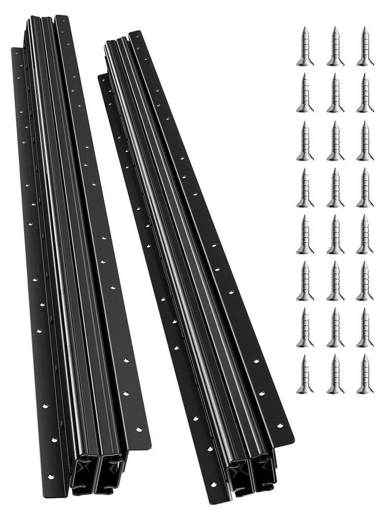 VEVOR podlahový držák pojezdů zásuvek, 80 cm, nosnost 118 Obrázek produktu 