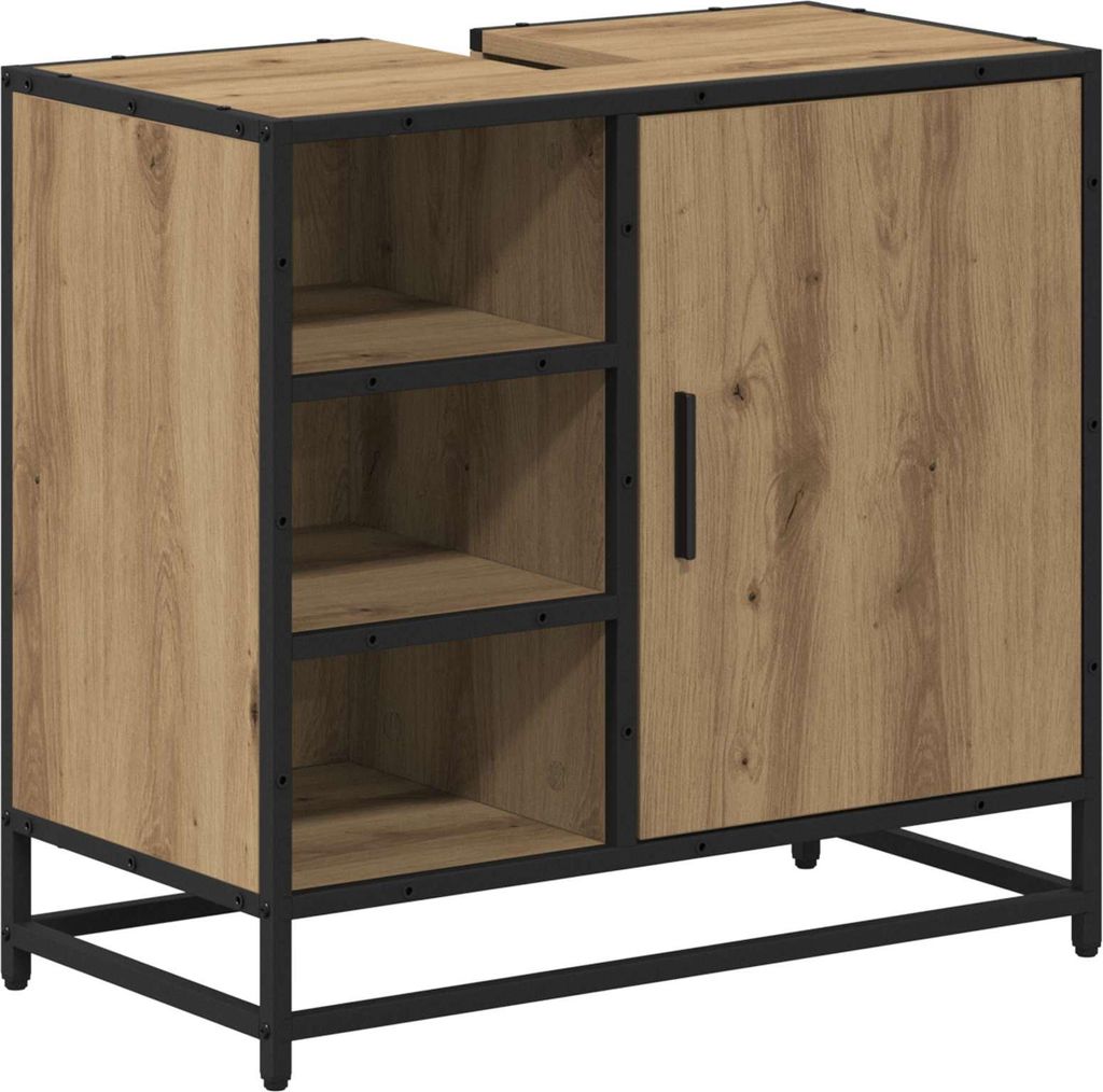 vidaXL Szafka łazienkowa dąb Artisan 65 x 33 x 60 cm Zdjęcie produktu 