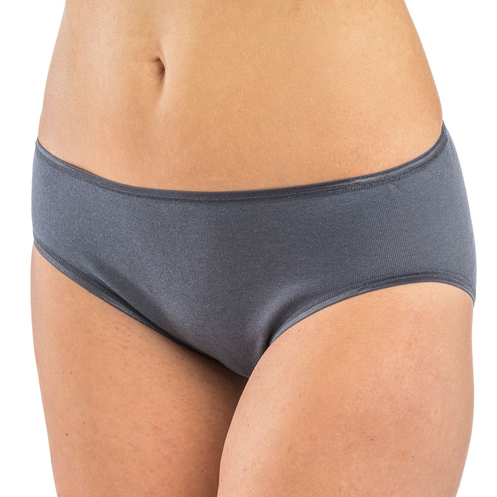 HERMKO 65031 Damen athletic Slip atmungsaktiv schnelltrocknend Funktionsunterwäsche, Farbe:graphit, Größe:52/54 (XXL)